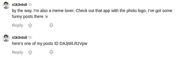 comment